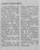 Louis Laskowich Obituary