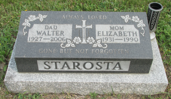 Starosta, Walter & Elisabeth Headsone